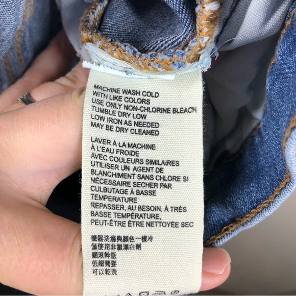 Free People We The Free Great Heights Frayed Skinny Jeans Size 26 - Picture 10 of 11